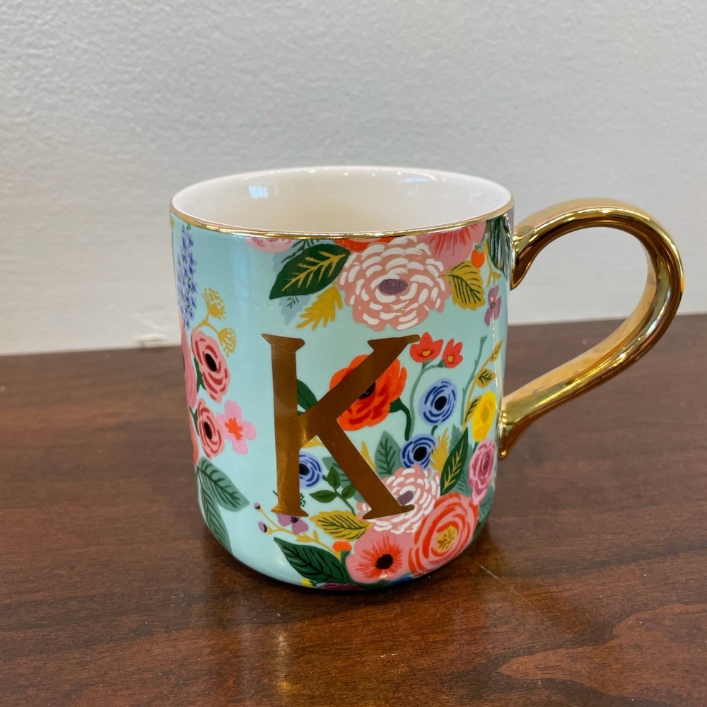 Anthropologie | Rifle Paper Co. “K” mug